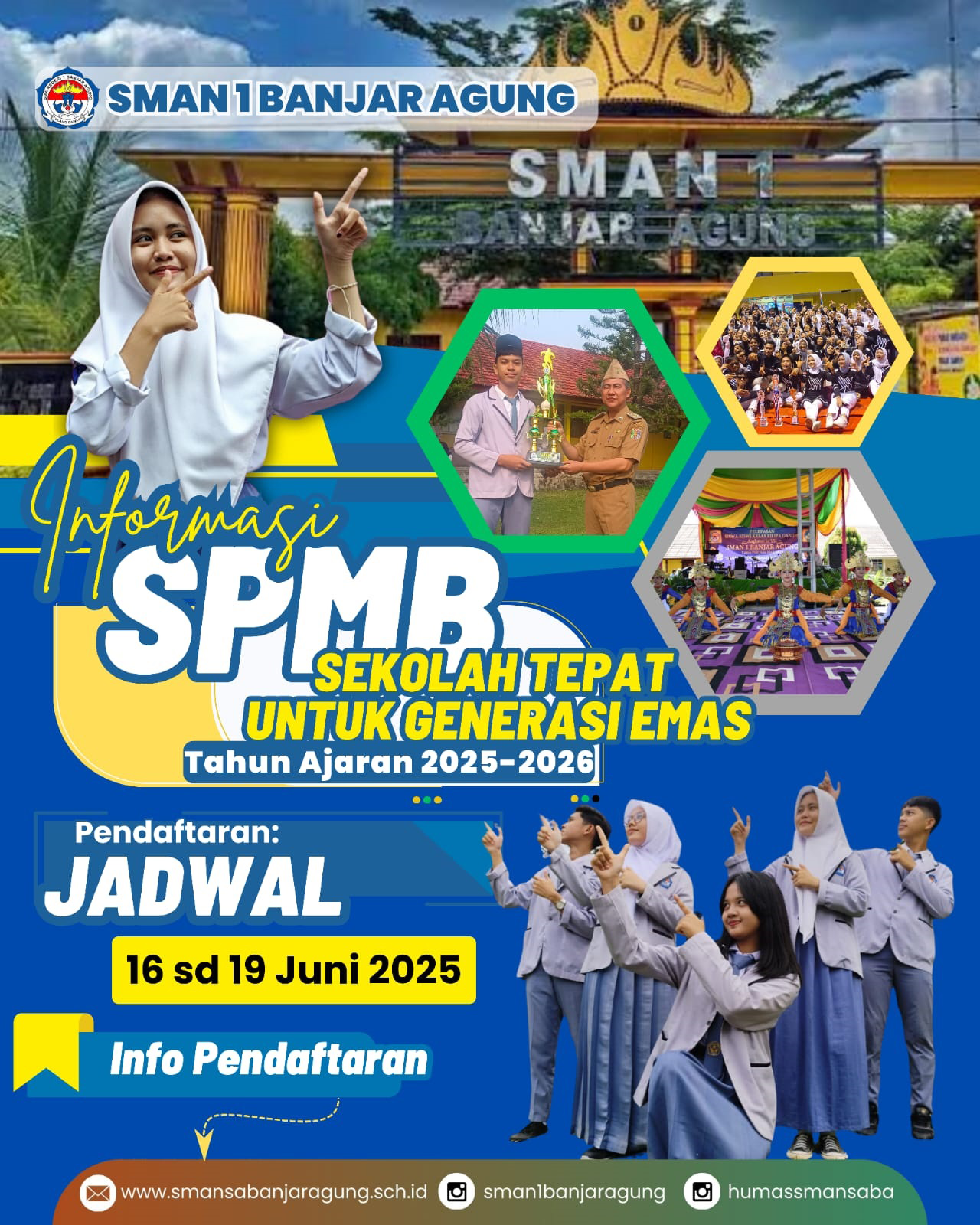 spmb sman1 banjar agung tulang bawang